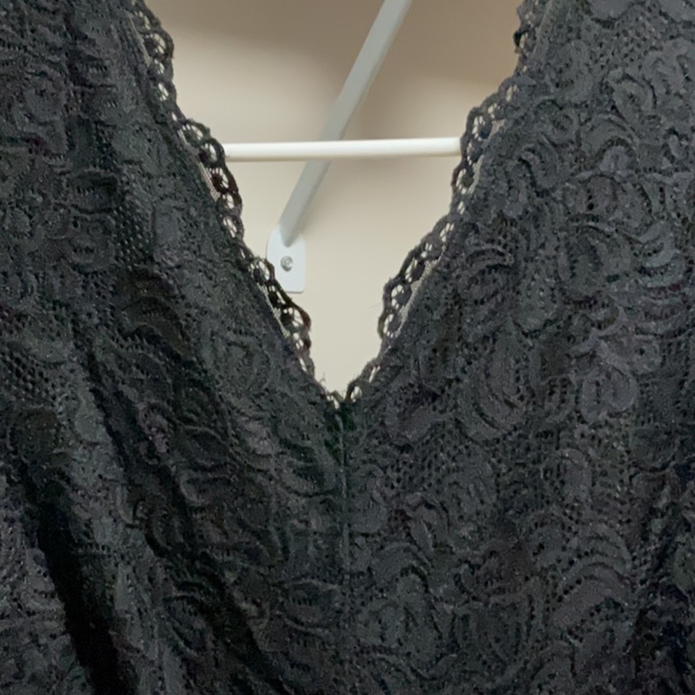 Elegant Black Lace Dress